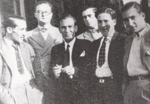 Adolfo Rodríguez Ansias, con outros membros da Directiva do ATEO