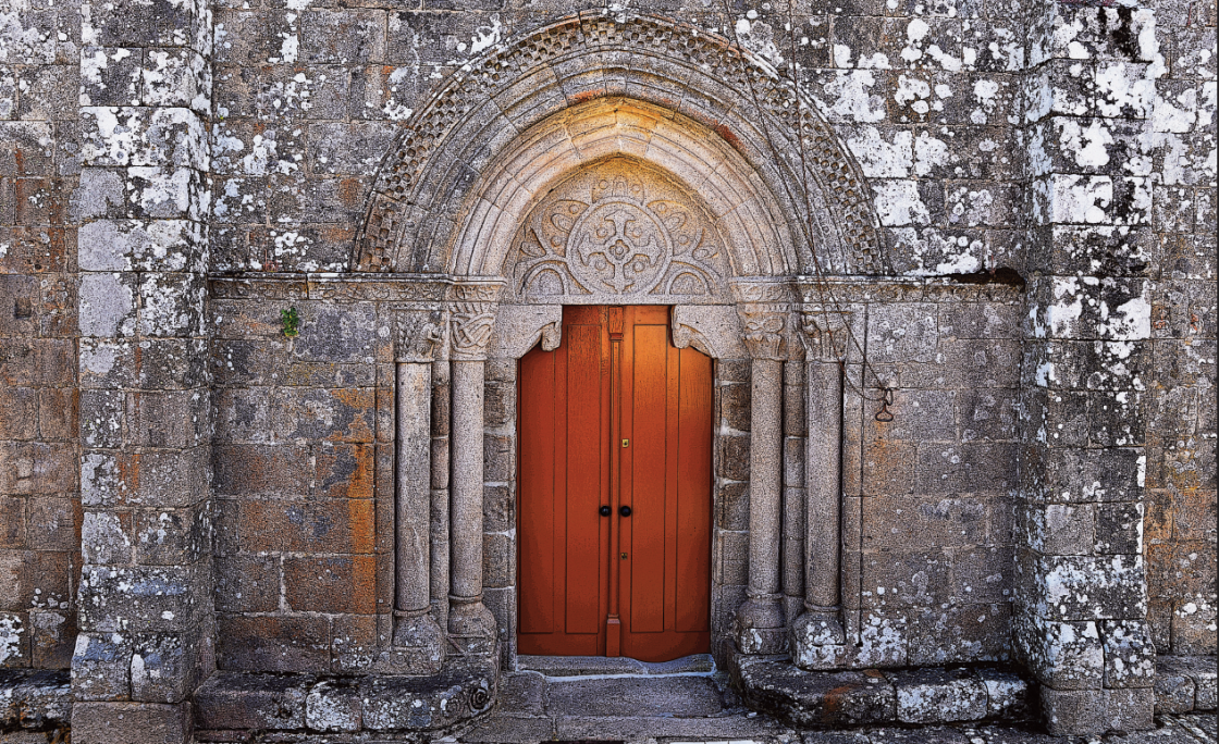 Porta da Igrexa de San Pedro de Trasalba